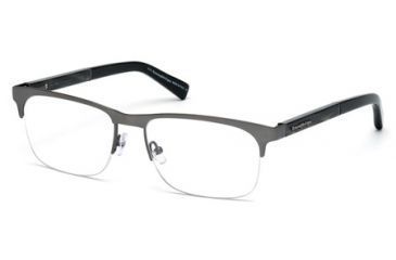 Image of Ermenegildo Zegna EZ5014 Eyeglass Frames - Shiny Gun Metal Frame Color