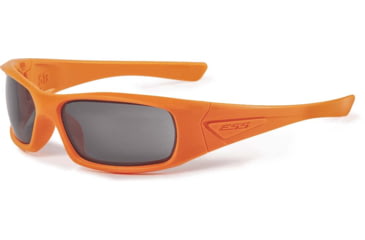 Image of ESS 5B Tactical Sunglasses, Hi-Vis Orange Frame, Smoke Lens, EE9006-22
