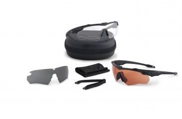 Image of ESS CrossBlade 2X+ Shooting Glasses, Black, EE9032-06