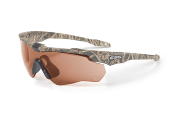 Image of ESS Crossblade STD RealTree MAX7 Sunglasses, Camo Frame, Gray/Clear/HI-DEF Copper Lenses, EE9032-25