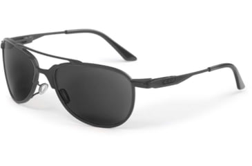 Image of ESS inVINCEible Aviator Sunglasses, Black/Smoke Gray, Medium, EE4062-01