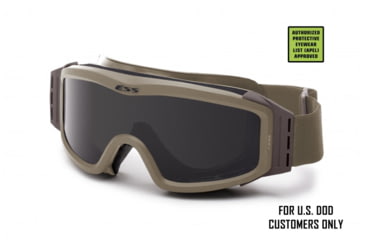 Image of ESS Profile NVG, Terrain Tan Clear &amp; Smoke Gray, 740-0126