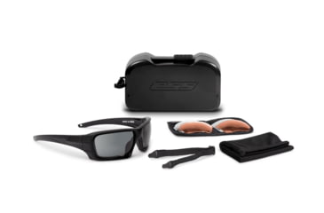 Image of ESS Rollbar NAROTacticalSubduedLogo Safety Glasses, Black, Unisex, EE9039-04