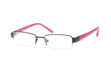 Image of Exces Eyeglasses 3055 with No-Line Progressive Rx Prescription Lenses, Select Frame Color Black-Ruby Frame