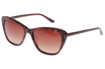 Image of Exces Zoe Bifocal Prescription Sunglasses, Red/Brown Mottled Frame, EXZOE843BI
