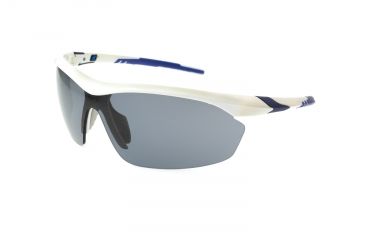 Image of Extreme Optiks EOG 10 Sunglasses, Shiny White Frame, Smoke HD with Silver Mirror Flash Lens, 10228944.FGX