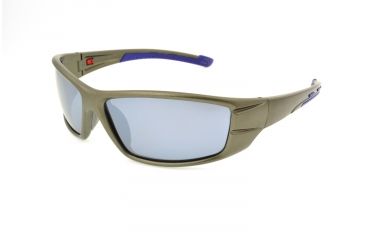 Image of Extreme Optiks SM4RT Sunglasses, Matte Metallic Graphite Frame, Smoke with Silver Mirror Flash Lens, 10225817.FGX