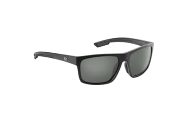 Image of Flying Fisherman 7884BS Offline Sunglasses, Matte Black Frame Smoke Polarized Lens, Medium Fit, 7884BS