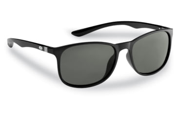 Image of Flying Fisherman 7886BS Una Polarized Sunglasses, Black Frame Smoke Lens, 7886BS