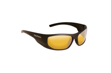 Image of Flying Fisherman Cape Horn Sunglasses, Matte Black/Yellow Amber 103905