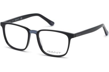 Image of Gant GA3183 Eyeglass Frames - Shiny Black Frame Color, Shiny Black Lens Color