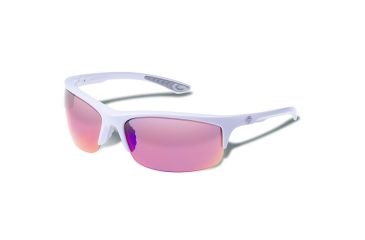 Image of Gargoyles Flux Sunglasses w/ White Frame, Smoke w/Plasma Mirror GAR10700055