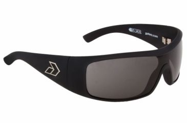 Image of Gatorz Axlmbk01pBkm Axl Matte Black Frame Polarized Grey Lens Sunglasses