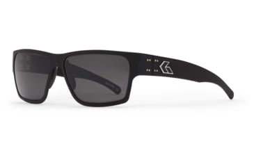 Image of Gatorz Delta Sunglasses, Matte Black Frame, Smoked Lens, GDELMTBLK01