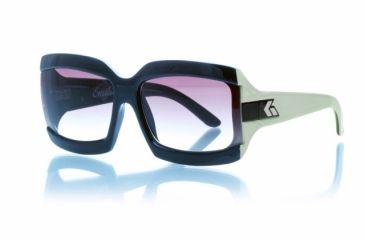 Image of Gatorz Emibcm03fBcm Emilia Black Camel Frame Brown Fade Lens Sunglasses