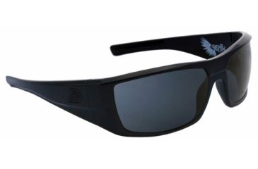Image of Gatorz Fenblk01Bk Fenix Black Frame Grey Lens Sunglasses