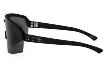 Image of Gatorz Havok Sunglasses, Engraved Logo, Black Frame, Smoke Lens, 841235126413