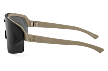 Image of Gatorz Havok Sunglasses, Engraved Logo, Desert Frame, Smoke Polarized Lens, 841235126444