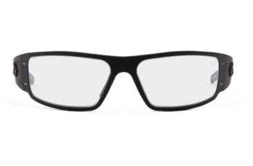 Image of Gatorz Magnum Sunglasses, Milspec Ballistic, Asian Fit, Z87.1, Black Frame, Clear w/ Anti-Fog Lens, AF-MAGZBLK06AMIL