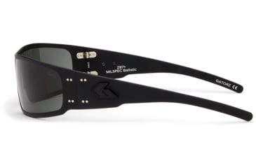 Image of Gatorz Magnum Sunglasses, Milspec Ballistic, Asian Fit, Z87.1, Black Frame, Smoked w/ Anti-Fog Lens, AF-MAGZBLK01AMIL