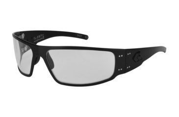 Image of Gatorz Magnum Z Ansi Z87.1 Sunglasses, Matte Black Frame, Inferno Photochromic W/ Anti-Fog Lens, MAGZBLK01TA