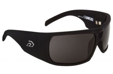 Image of Gatorz Maxmbk01pBkm Maxx Matte Black Frame Polarized Grey Lens Sunglasses