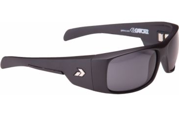 Image of Gatorz Mlkmbk01pBkm Malkin Matte Black Frame Grey Polarized Lens Sunglasses