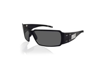 Image of Gatorz Patriot Boxster Bifocal Prescription Sunglasses, Black - Engraved Forward Facing Flag Frame, AM-BOXBLK01PBI