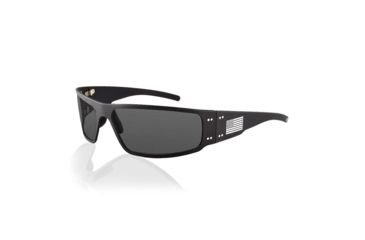 Image of Gatorz Patriot Magnum Progressive Prescription Sunglasses, Black - Engraved Forward Facing Flag Frame, AM-MAGBLK01PR