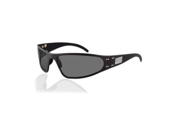 Image of Gatorz Patriot Wraptor Bifocal Prescription Sunglasses, Black - Engraved Forward Facing Flag Frame, AM-WRABLK01BI