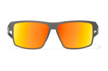 Image of Gatorz Rig Sunglasses, Graphite Cerakote Frame with Silver Logo, Sunburst Lenses, GZ-14-178