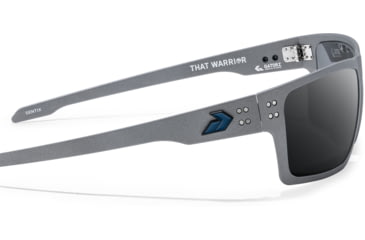 Image of Gatorz Sentix Navy Seal Foundation Glasses w/NSF Blue Logo, Gunmetal, 841235129858
