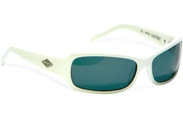 Image of Gatorz Avalon Sunglasses, White Frame, Grey Lens
