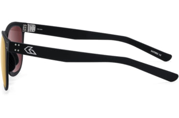 Image of Gatorz Wraith Sunglasses, Black, Engraved Logo, Digitally Optimized Polarized, Rose, Gold Mirror w. Anti- Reflective Coating, 841235127809