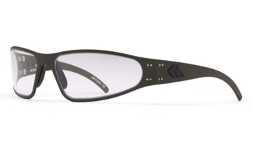 Image of Gatorz Wraptor Sunglasses, OD Green Cerakote, MILSPEC Ballistic Smoke w/ Anti-Fog, Black Logo, OD Green, GZ-02-205
