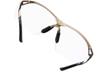 Image of Girls With Guns Afire Protective Shooting Safety Glasses, Gold Frame, Clear Lenses, One Size, 2370