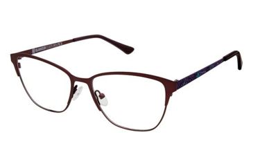 Image of Glamour Editor's Pick GL1011 Prescription Eyeglasses - Frame MATTE EGGPLANT, Size 54/16mm GL101102