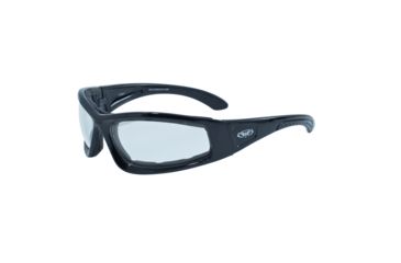 Image of Global Vision Gloss Shooting Glasses, Black Frame with Foam Padding, Clear Lens 4002622