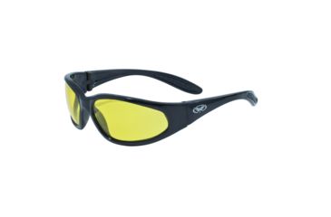 Image of Global Vision Hercules Shooting Glasses, Gloss Black Frame, Yellow Antifog Lens 4002618