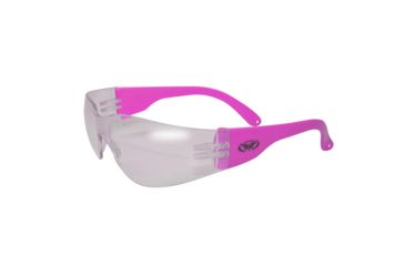 Image of Global Vision Rider Shooting Glasses, Gloss Neon Pink Frame with Clear Lens 4002628