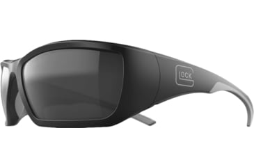 Image of Glock Blue Line Tactical Glasses, Black Frame, Silver Mirror Lens, AS41041
