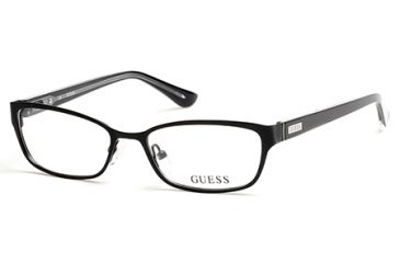 Image of Guess GU2515 Eyeglass Frames - Matte Black Frame Color