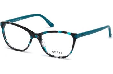 Image of Guess GU2673 Eyeglass Frames - Turquoise Frame Color
