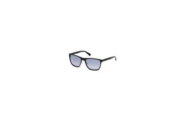 Image of Guess GU6891 Sunglasses - Matte Black Frame Color, Smoke Mirror Lens Color