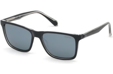 Image of Guess GU6935 Sunglasses - Black Frame Color, Smoke Mirror Lens Color