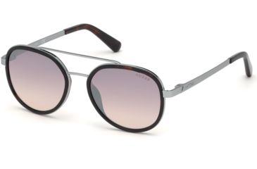 Image of Guess GU6949 Sunglasses - Dark Havana Frame, Brown Mirror Lenses, 54 mm Lens Diameter GU69495452G