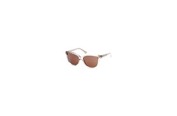 Image of Guess GU7401 Sunglasses - Shiny Beige Frame Color, Brown Lens Color