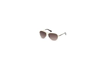 Image of Guess GU7468 Sunglasses - Gold Frame Color, Gradient Brown Lens Color