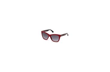 Image of Guess GU7472 Sunglasses - Shiny Bordeaux Frame Color, Gradient Smoke Lens Color