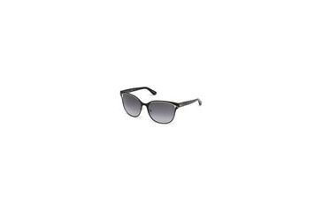 Image of Guess GU7486 Sunglasses - Matte Black Frame Color, Gradient Smoke Lens Color